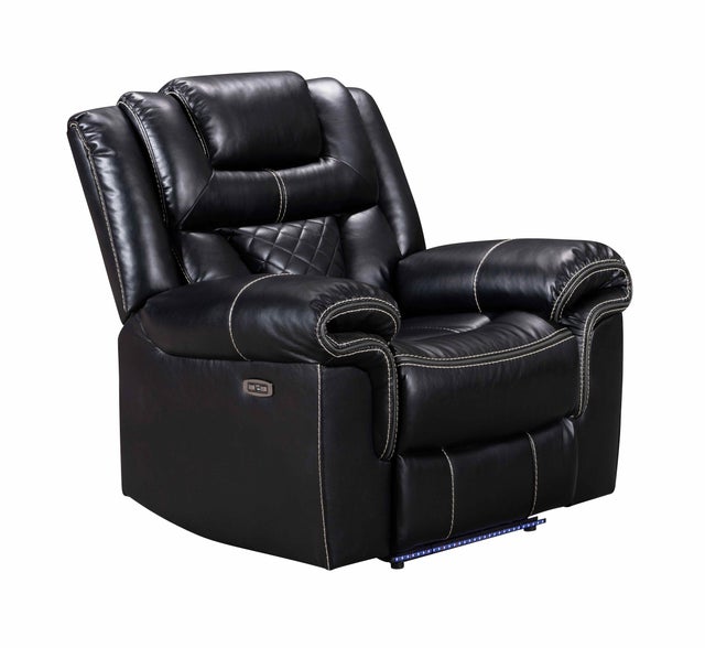 Alexa Black - 3PC Power Reclining Set