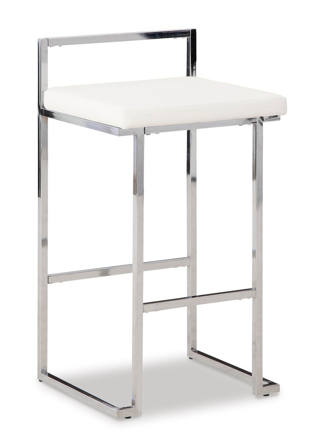 D275-730 White Bar Stool