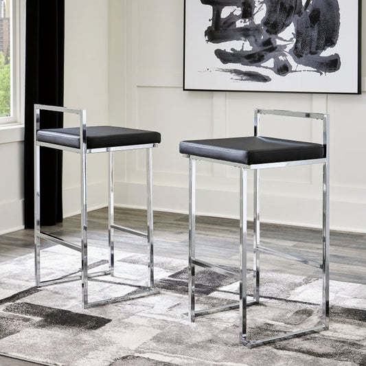 D275-630 Black Bar Stool