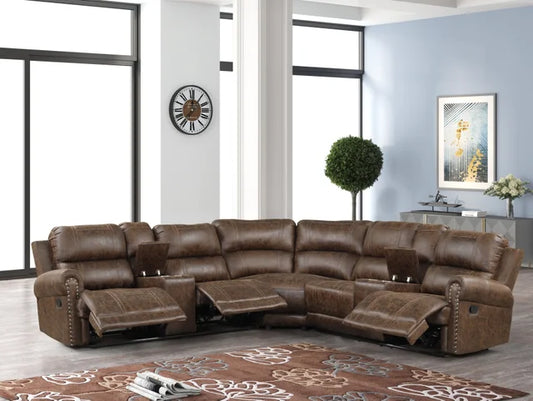 Carrol OVERSIZED Reclining Sectional