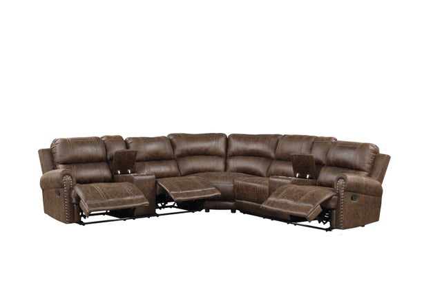 Carrol OVERSIZED Reclining Sectional