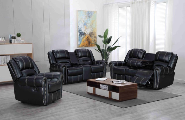 Lexington2023 Black - 3PC Reclining Living Room