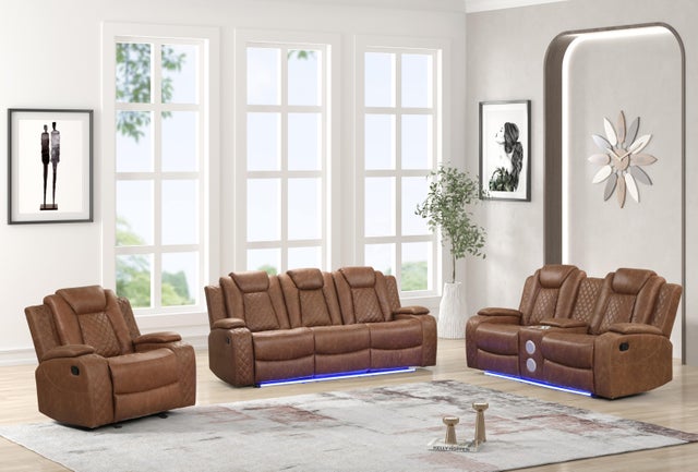 Luz Saddle - 3PC Reclining Set