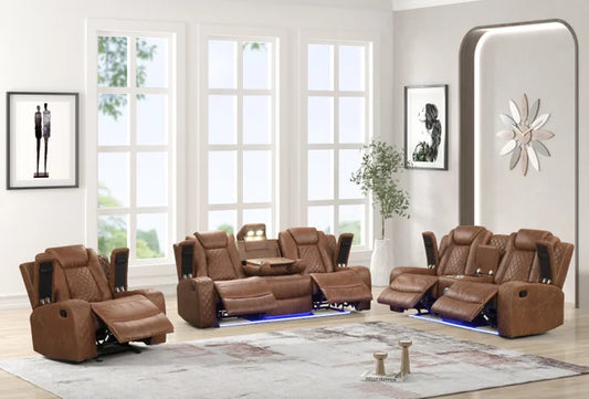 Luz Saddle - 3PC Reclining Set