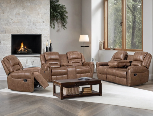 Rivercreek2023 - 3pc Reclining Set (1 LEFT)