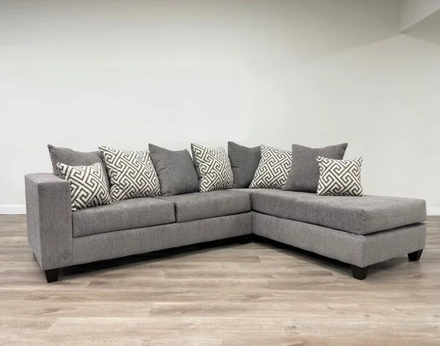 110 - Smoke Sectional **ON SALE**