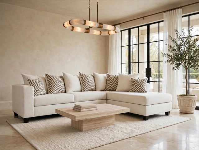 110 - Stone Sectional