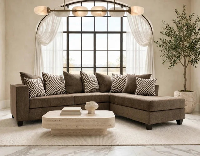 110 - Mocha Sectional