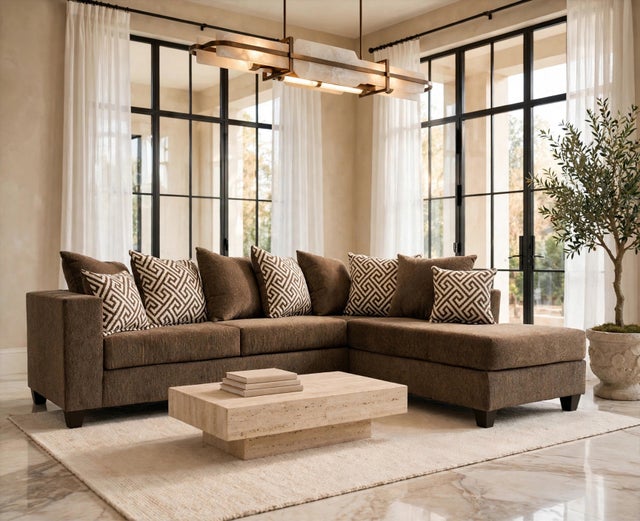 110 - Mocha Sectional