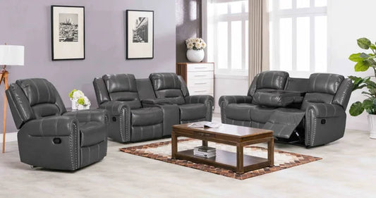 Lexington2023 Gray - 3PC Reclining Living Room