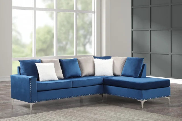 Cindy2 - Blue Reversible Sectional**BLACK FRIDAY**