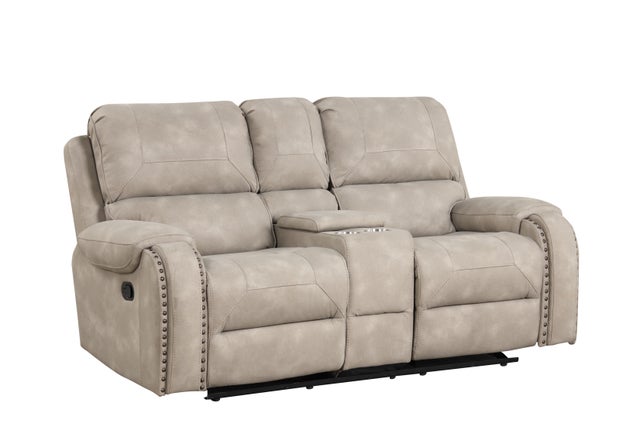 Titan1002-Stone OVERSIZED 3pc Reclining Set **NEW ARRIVAL**