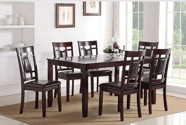 D1020 - Dining Table + 6 Chair Set