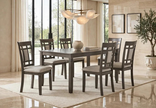 D2020 - Dining Table + 6 Chair Set