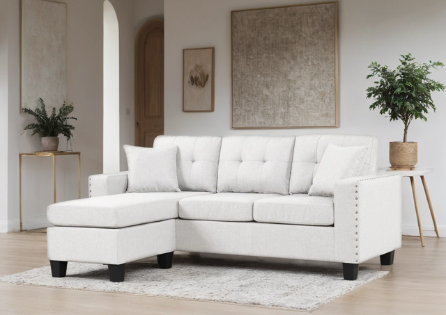 Cris Sand - Reversible Sectional