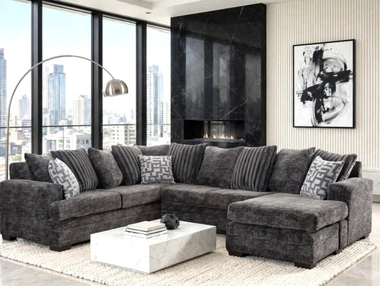 2775-07 Charcoal Sectional