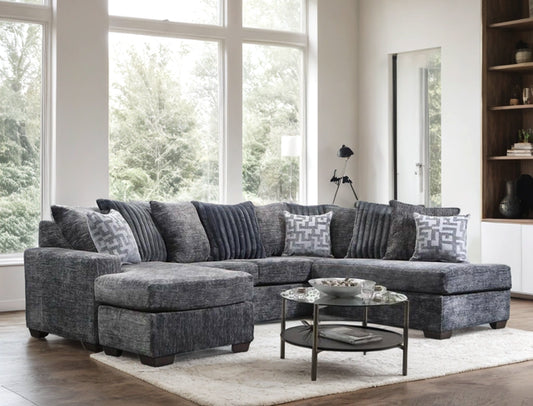 2875-07 Charcoal Sectional