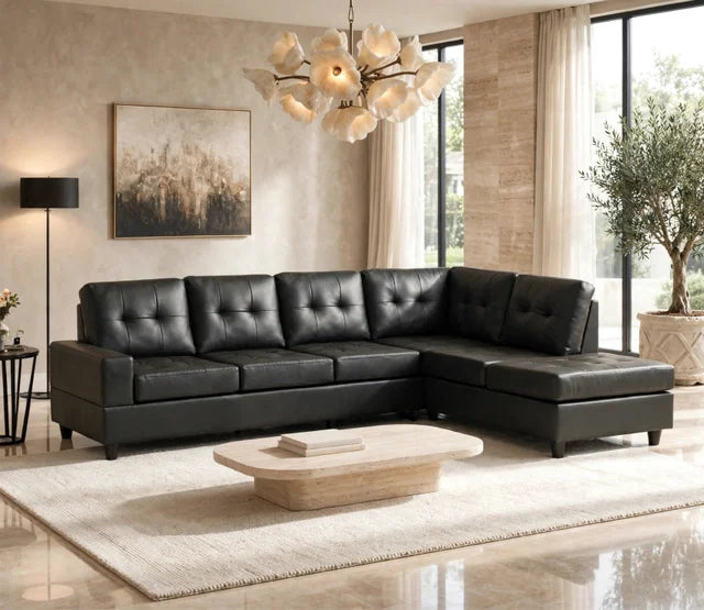 James Black PU Reversible Sectional