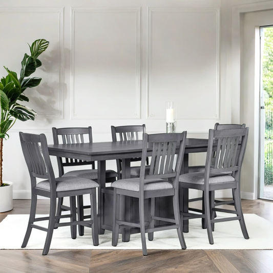 D820 - Counter Height Table + 6 Chair Set **ON SALE**