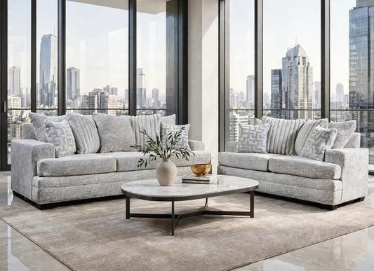 2675-05 Oyster Sofa & Loveseat Set