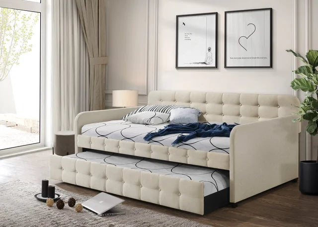 Chase Beige - Daybed with Trundle