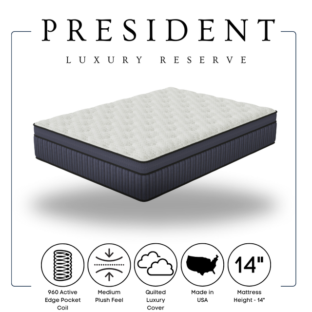 PRESIDENT - 14" Hybrid - Queen, King