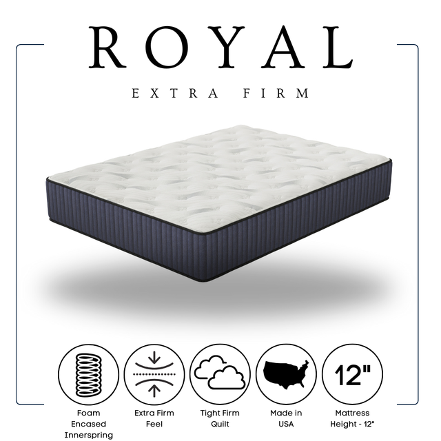 ROYAL COMFORT FIRM 12" HYBRID  - Twin, Full, Queen, King