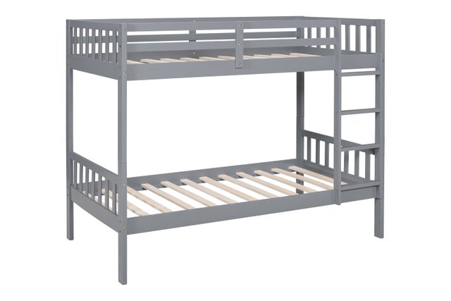 BB13 Twin/Twin Bunk Bed Gray**BLACK FRIDAY**