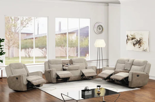 LISA - Brown 3pc Reclining Set **NEW ARRIVAL**