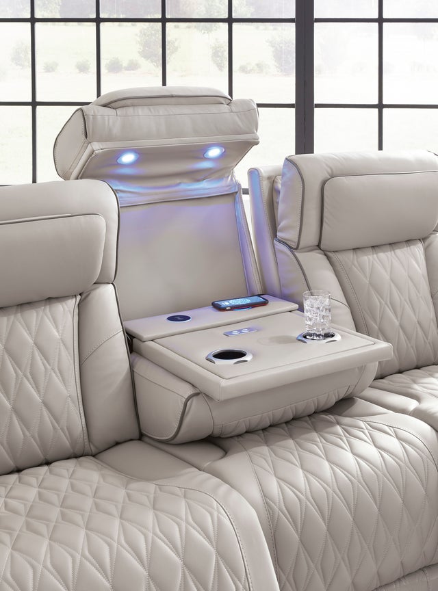 U271-05 Power 2PC or 3PC Reclining Set (Genuine Leather + Air Massage)
