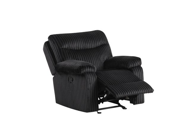 BRAVO - Black 3pc Reclining Set