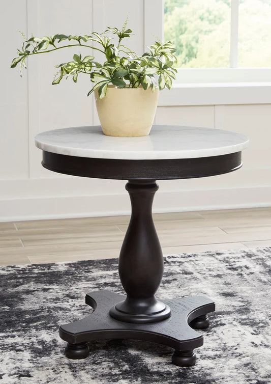 A4000565 Accent Table(Marble top)**NEW ARRIVAL**