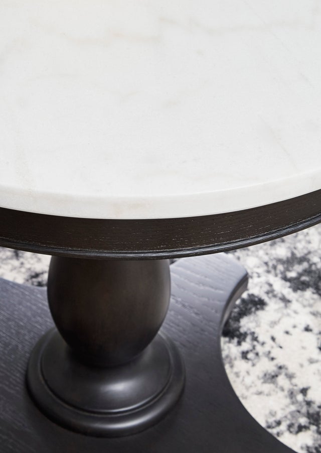 A4000565 Accent Table(Marble top)**NEW ARRIVAL**