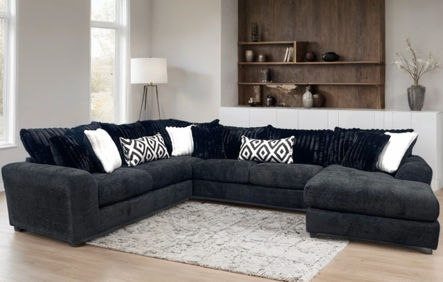 938 Black - Oversized Sectional **NEW ARRIVAL**