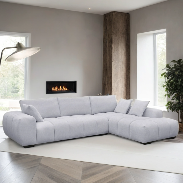 Manhattan - Stone Sectional **NEW ARRIVAL**