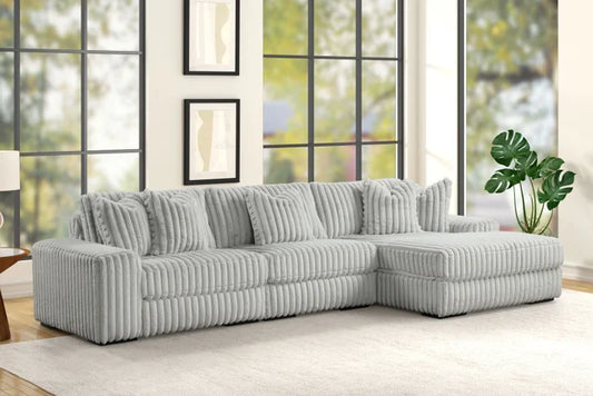 SUNDAY2 GRAY 3PC Sectional **NEW ARRIVAL**