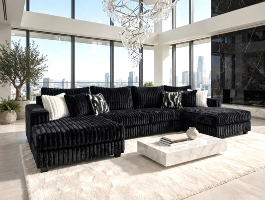 9700 Black - Sectional