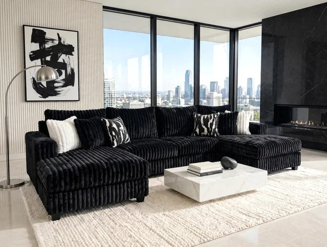 9700 Black - Sectional