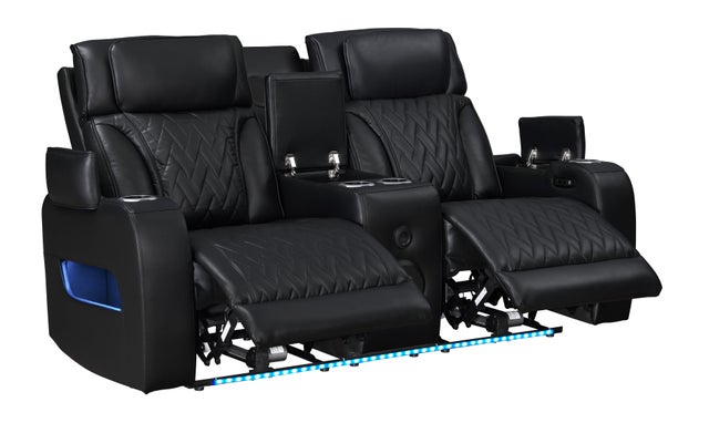 DUBAI 3PC Black Power Reclining Set **NEW ARRIVAL**