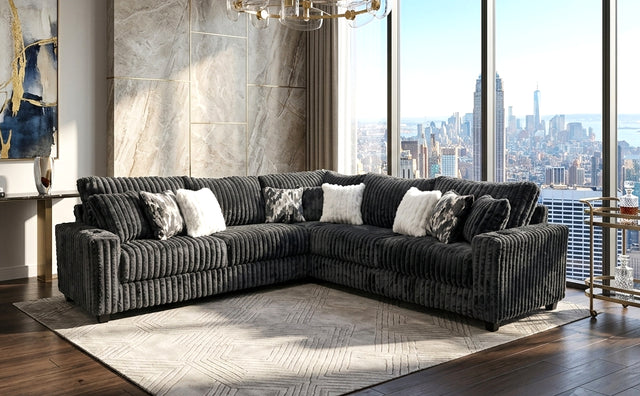 9600 Charcoal - Oversized Sectional