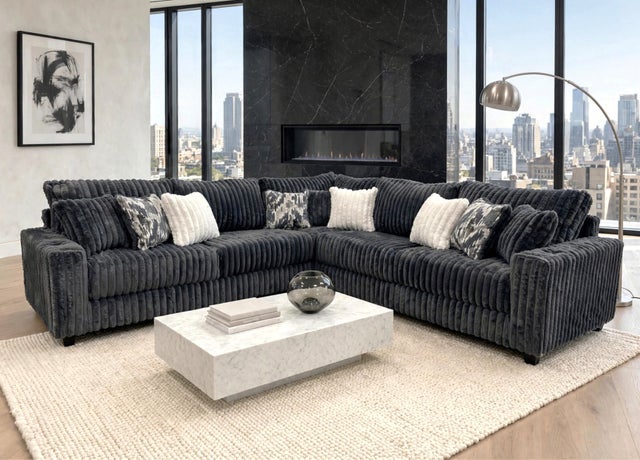 9600 Charcoal - Oversized Sectional