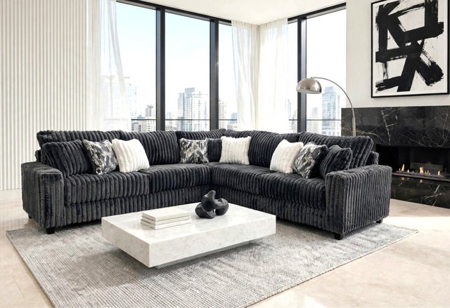 9600 Charcoal - Oversized Sectional