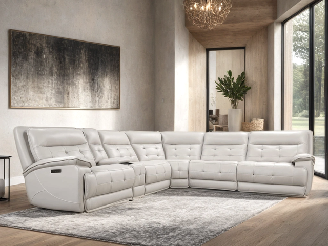 Palma Sand- OVERSIZED Power Reclining Sectional **NEW ARRIVAL**