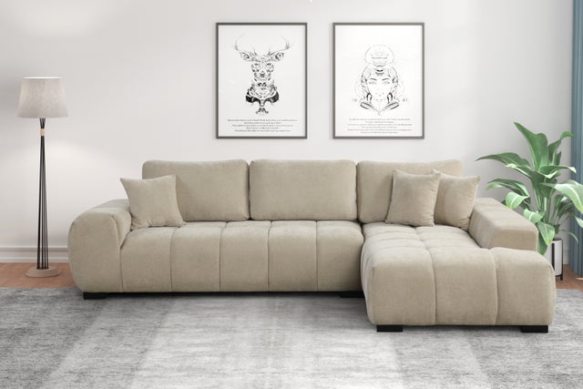 Manhattan2 - Beige Sectional **NEW ARRIVAL**