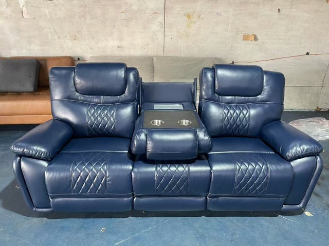 Galveston Blue - 3PC OVERSIZED Reclining Set **NEW ARRIVAL**