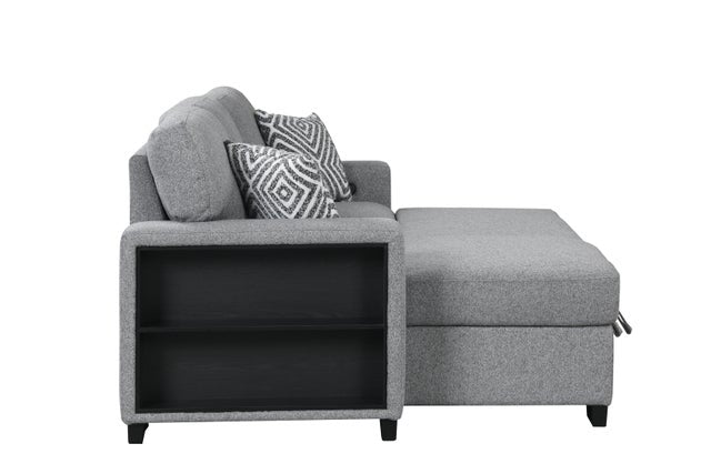 Pacific Gray Reversible Sectional With Pull-Out Bed **NEW ARRIVAL**