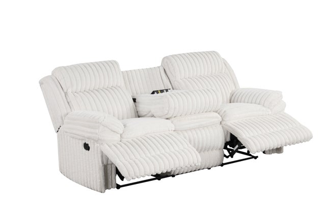 Heaven - White 3pc Reclining Set **New Arrival**