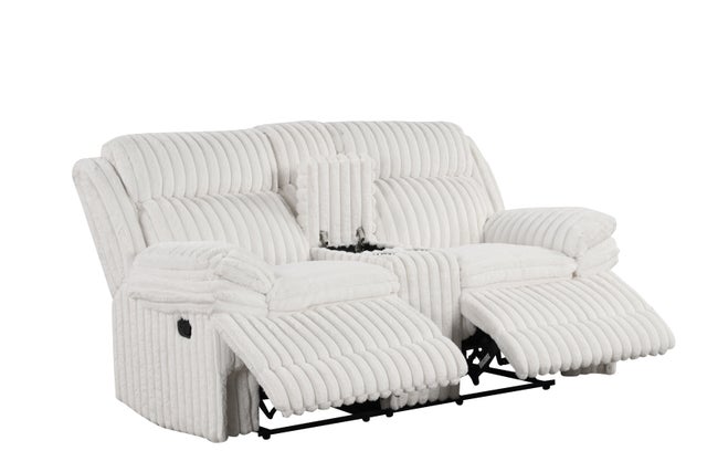 Heaven - White 3pc Reclining Set **New Arrival**