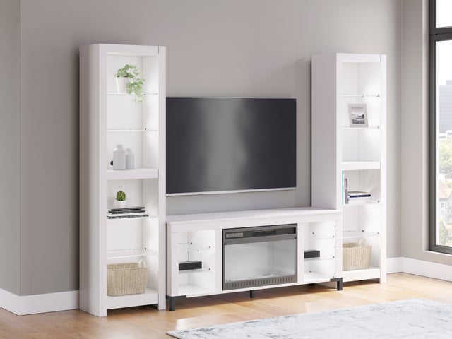 W2722 - TV Stand 59" L w/Fireplace (LED Lights)