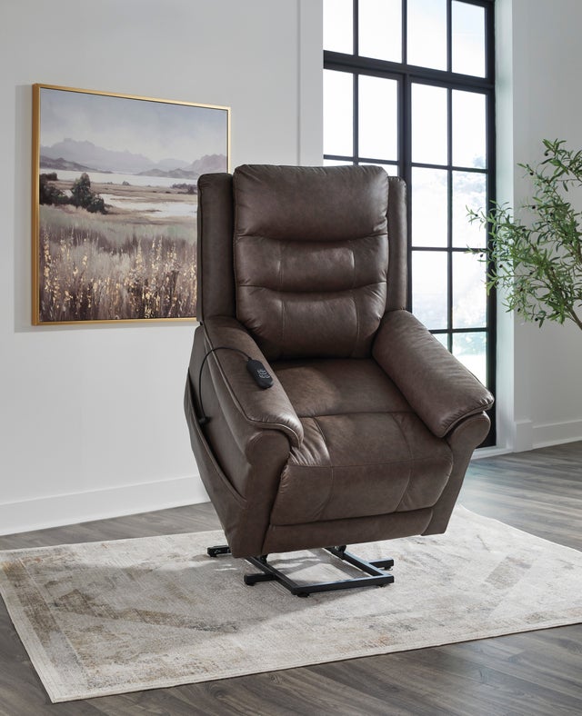 Ashley 1800412 - Power Lift Recliner (Heat/Massage) **NEW ARRIVAL**